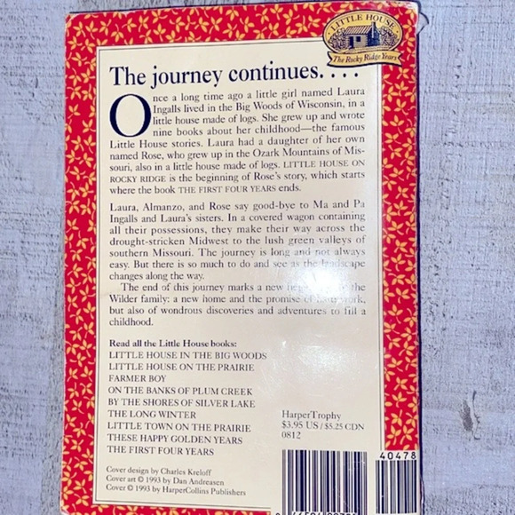 Little House on Rocky Ridge book paperback vintage - Picture 6 of 7